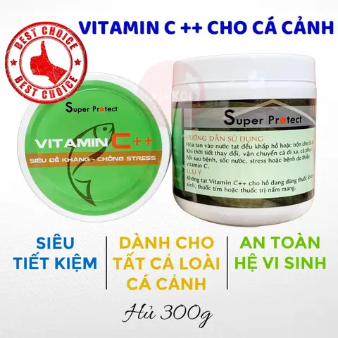 Bổ Sung Vitamin C Cho Cá Cảnh: Tăng Đề Kháng, Giảm Stress Đúng Cách