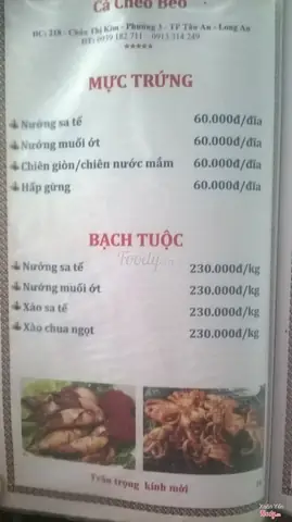 Quán Lẩu - Nướng Cá Chèo Bẻo 2: Thông Tin, Địa Chỉ & Thực Đơn