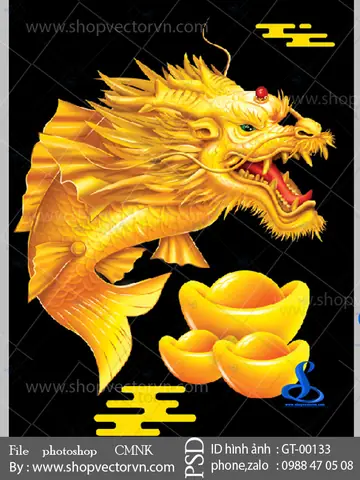 Tải Miễn Phí File Vector Cá Chép Hóa Rồng Đẹp Nhất & Hướng Dẫn Sử Dụng
