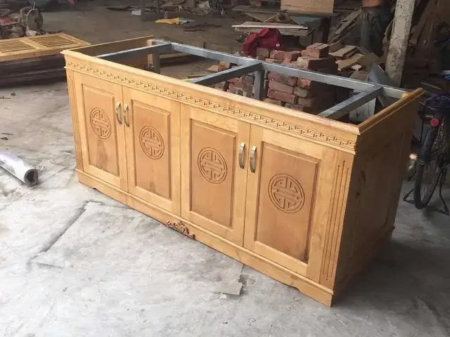 Chân Bể Cá Gỗ Công Nghiệp: Chọn Mẫu Đẹp, Bền & Kích Thước Phù Hợp
