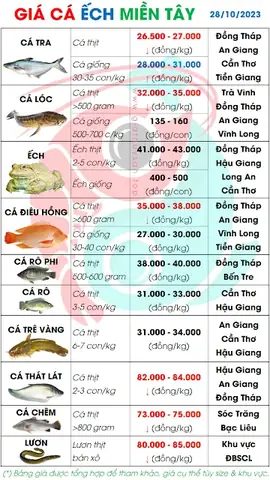 Giá Các Loại Cá Nước Ngọt Hôm Nay: Cập Nhật Mới Nhất & Xu Hướng Thị Trường