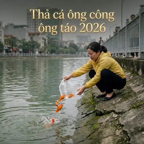 Giờ Đẹp Thả Cá Chép Cúng Ông Táo: Khung Giờ Rước Tài Lộc 2026-2026