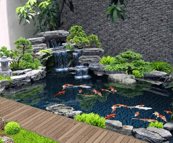 60+ Mẫu Hồ Cá Sân Vườn Mini Đẹp: Hướng Dẫn Thiết Kế & Trang Trí Ấn Tượng