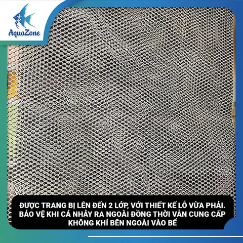 Lưới Che Bể Cá: Giải Pháp Chống Cá Nhảy An Toàn & Hiệu Quả