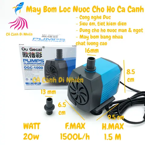 Máy Bơm Hồ Cá 20w: Hướng Dẫn Chọn Mua, Thông Số Kỹ Thuật & Lưu Ý Sử Dụng