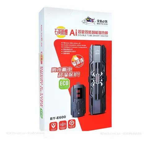 Sưởi Bể Cá 1000w: Chọn Mua, Sử Dụng & Lưu Ý An Toàn Cho Bể Cá