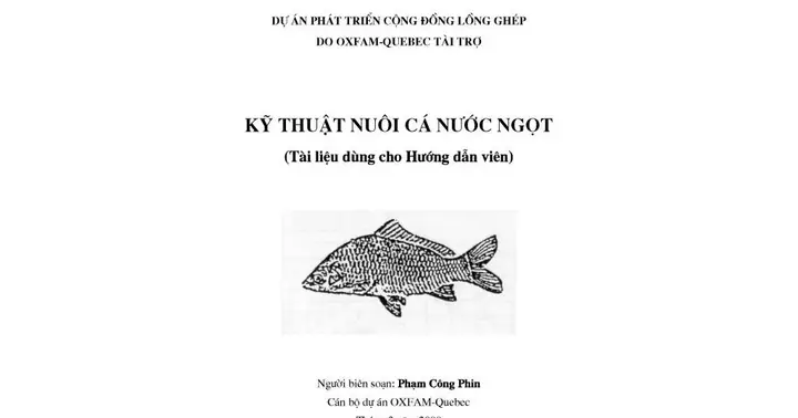 Tài Liệu Nuôi Cá Nước Ngọt: Giáo Trình & Cẩm Nang Toàn Diện