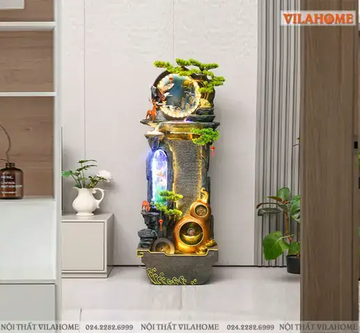 Thác Nước Phong Thủy Nuôi Cá: Hướng Dẫn Chọn Mẫu, Bố Trí Hút Tài Lộc Và Chăm Sóc