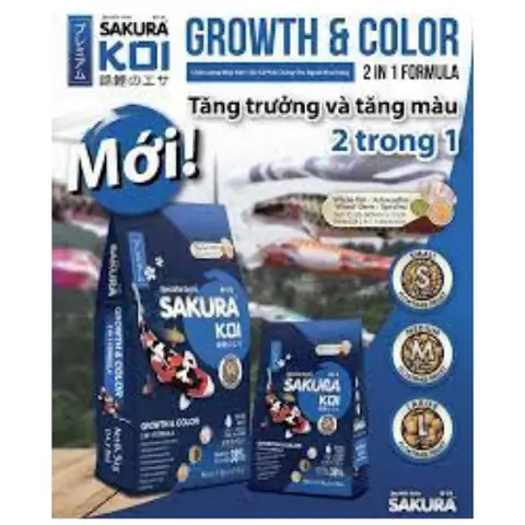 Thức Ăn Cá Koi Sakura: Chọn Loại Nào Tăng Trưởng, Tăng Màu Tốt Nhất?