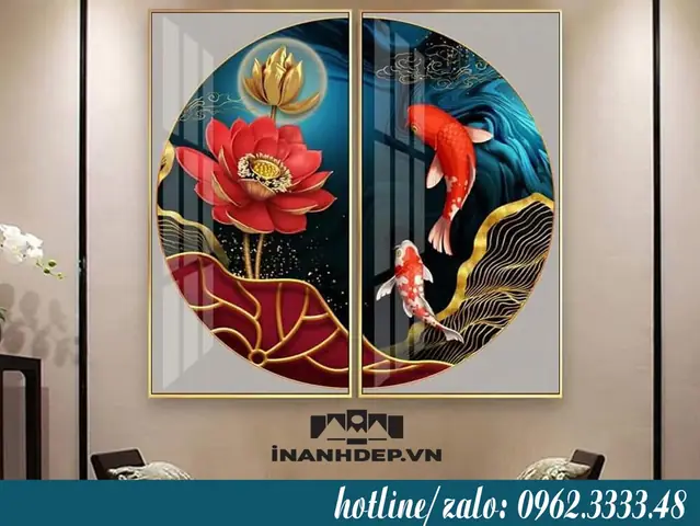 Top 100+ Mẫu Tranh Cá Chép Đẹp Nhất: Ý Nghĩa, Hợp Phong Thủy & Nơi Mua