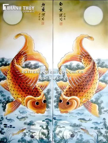 Tranh Cá Chép Trông Trăng Treo Ở Đâu Hút Tài Lộc, Vượng Khí?