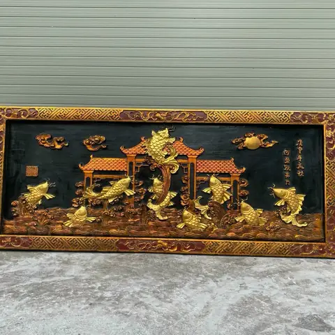 Tranh Gỗ Cá Chép Vượt Vũ Môn: Ý Nghĩa, Giá Trị Phong Thủy Và Cách Chọn Mua