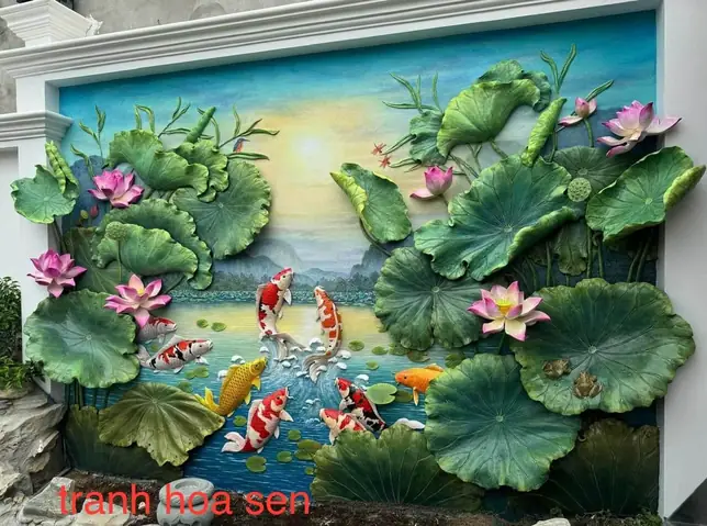 Ý Nghĩa & Cách Chọn Tranh Cá Chép Hoa Sen Hợp Phong Thủy