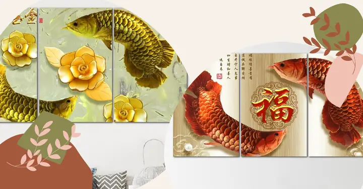 Ý Nghĩa Tranh 2 Con Cá Chép: Biểu Tượng Phong Thủy, Tình Duyên & Tài Lộc